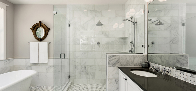 bathroom shower door installation in Port Hueneme