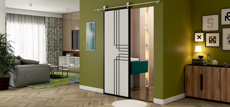 sliding bathroom door installation in Port Hueneme